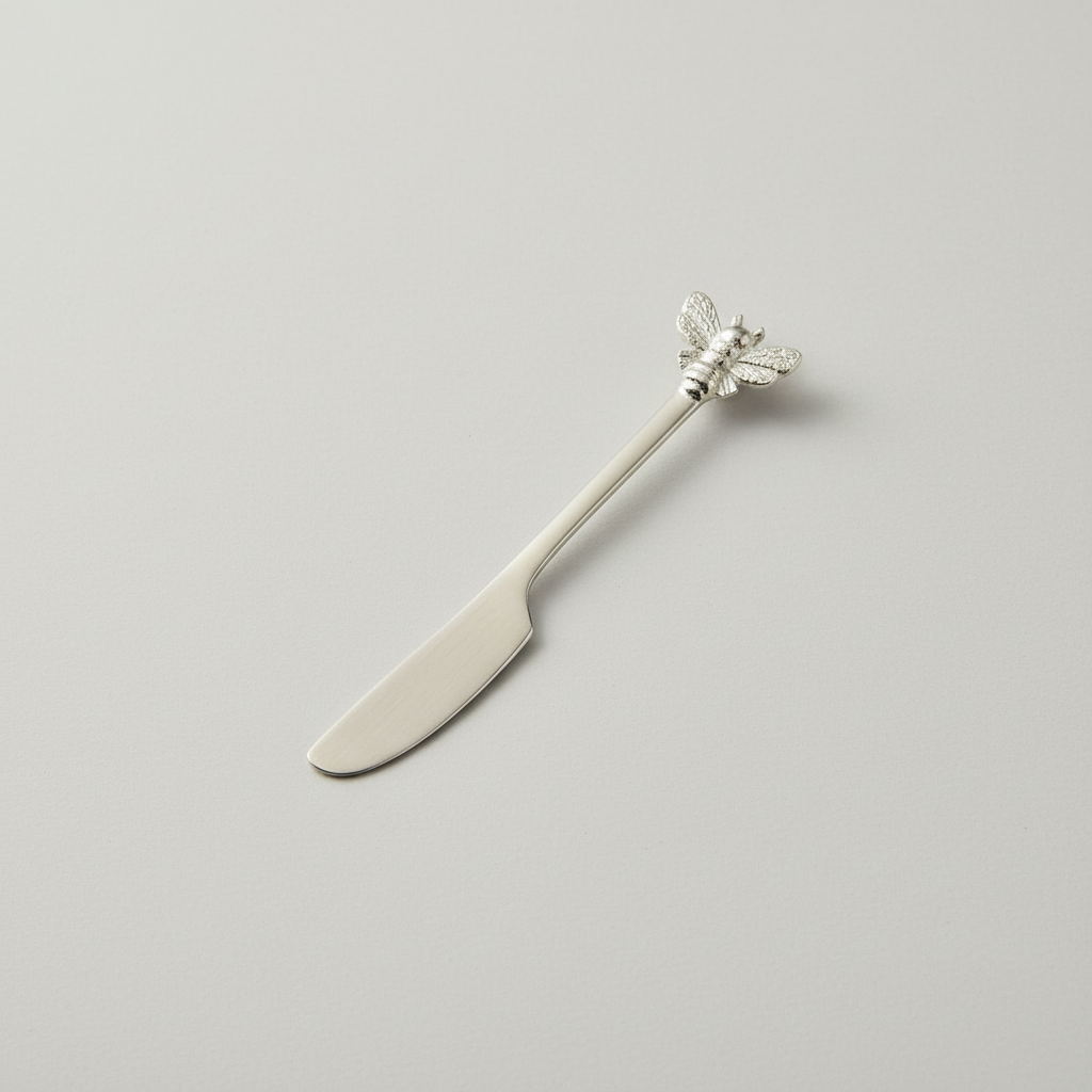 Bee Butter/Pate Knife- Silver