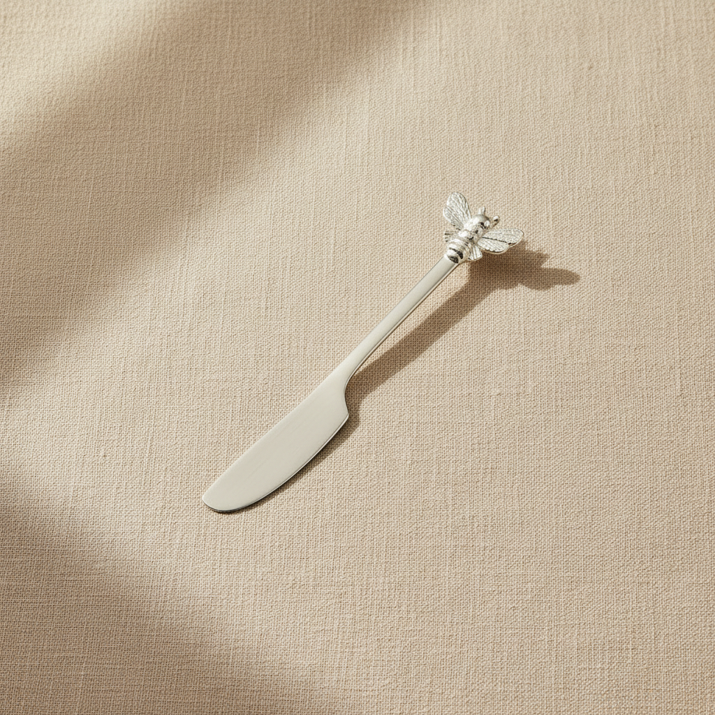 Bee Butter/Pate Knife- Silver