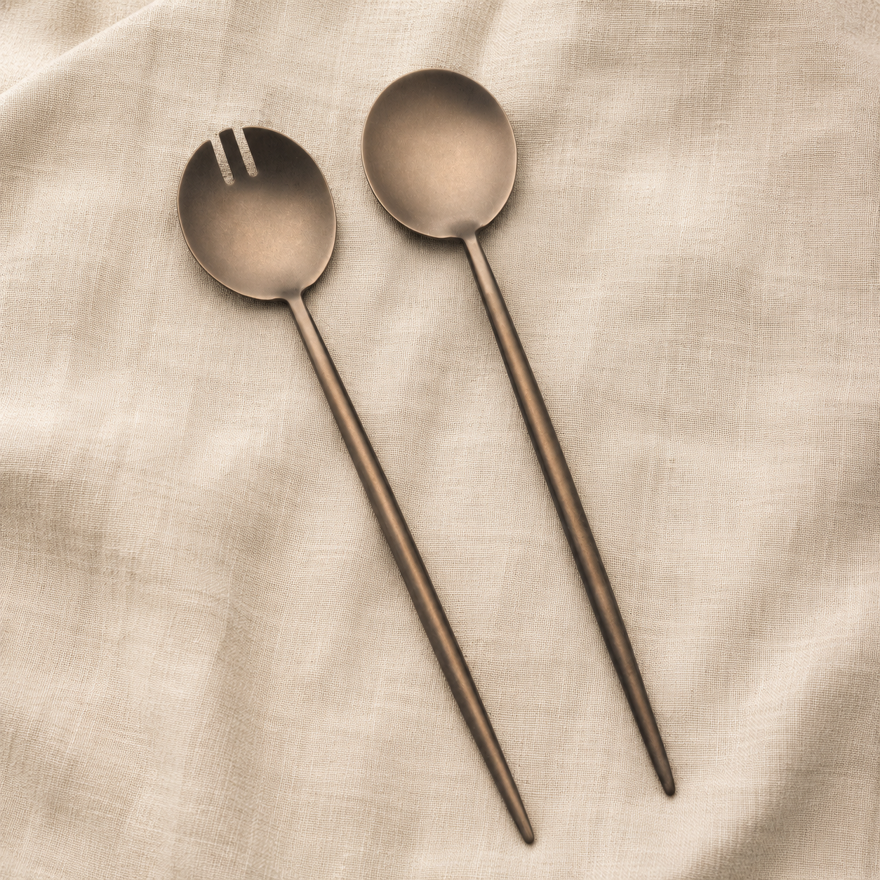 NEW Otto Salad Servers Antique Bronze - Pre order for October
