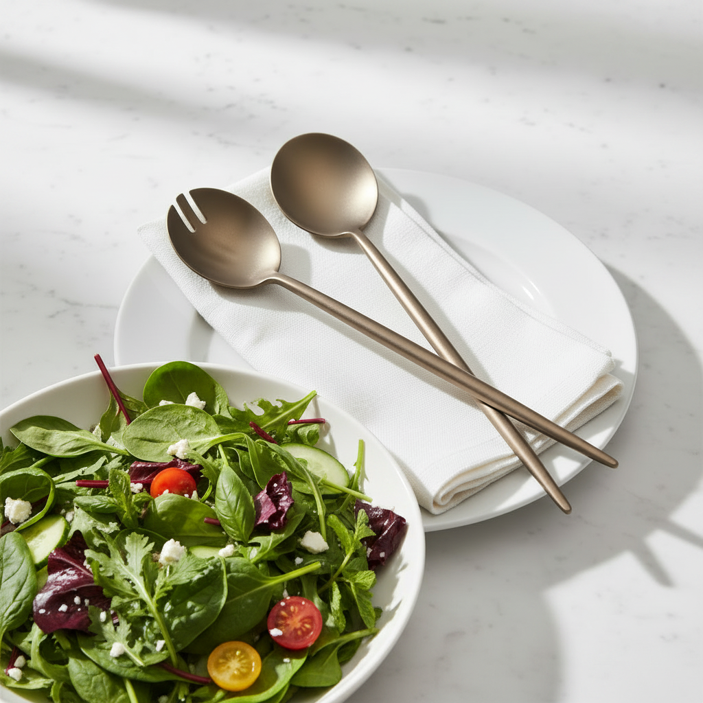 NEW Otto Salad Servers Antique Bronze - Pre order for October
