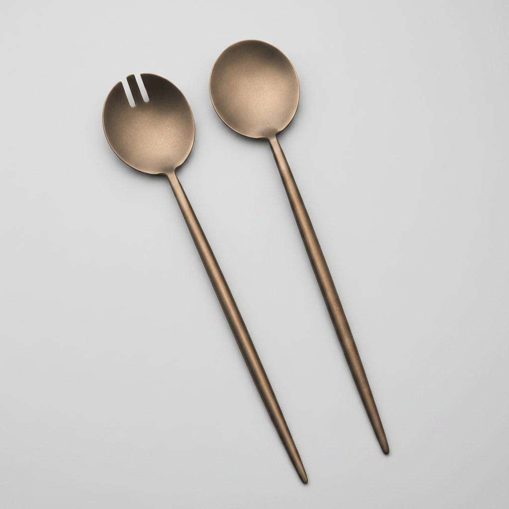 NEW Otto Salad Servers Antique Bronze - Pre order for October