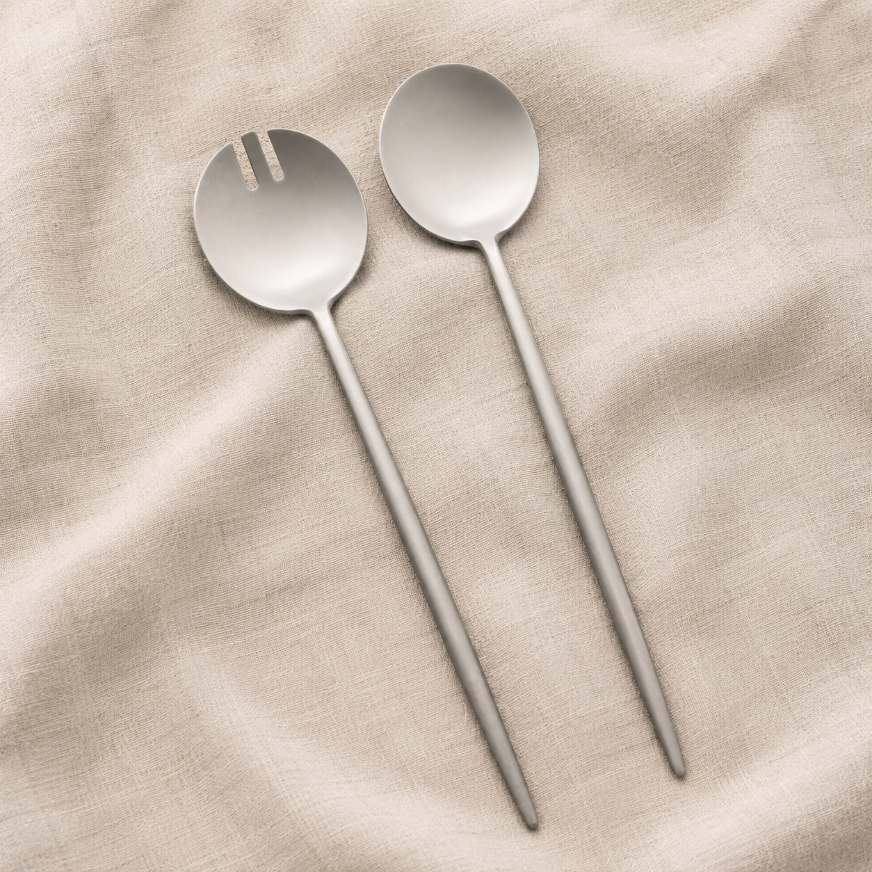 NEW Otto Salad Servers Brushed S/S  - Pre order for October
