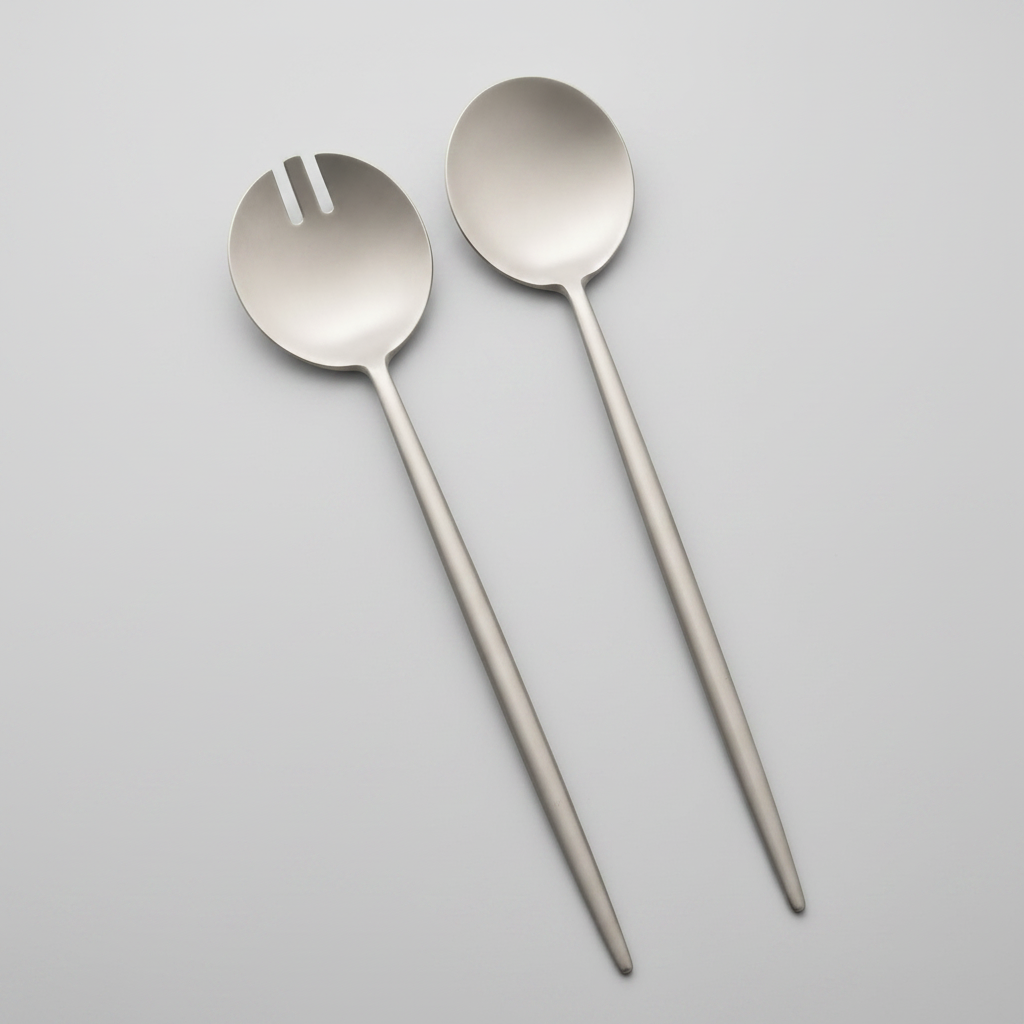 NEW Otto Salad Servers Brushed S/S  - Pre order for October
