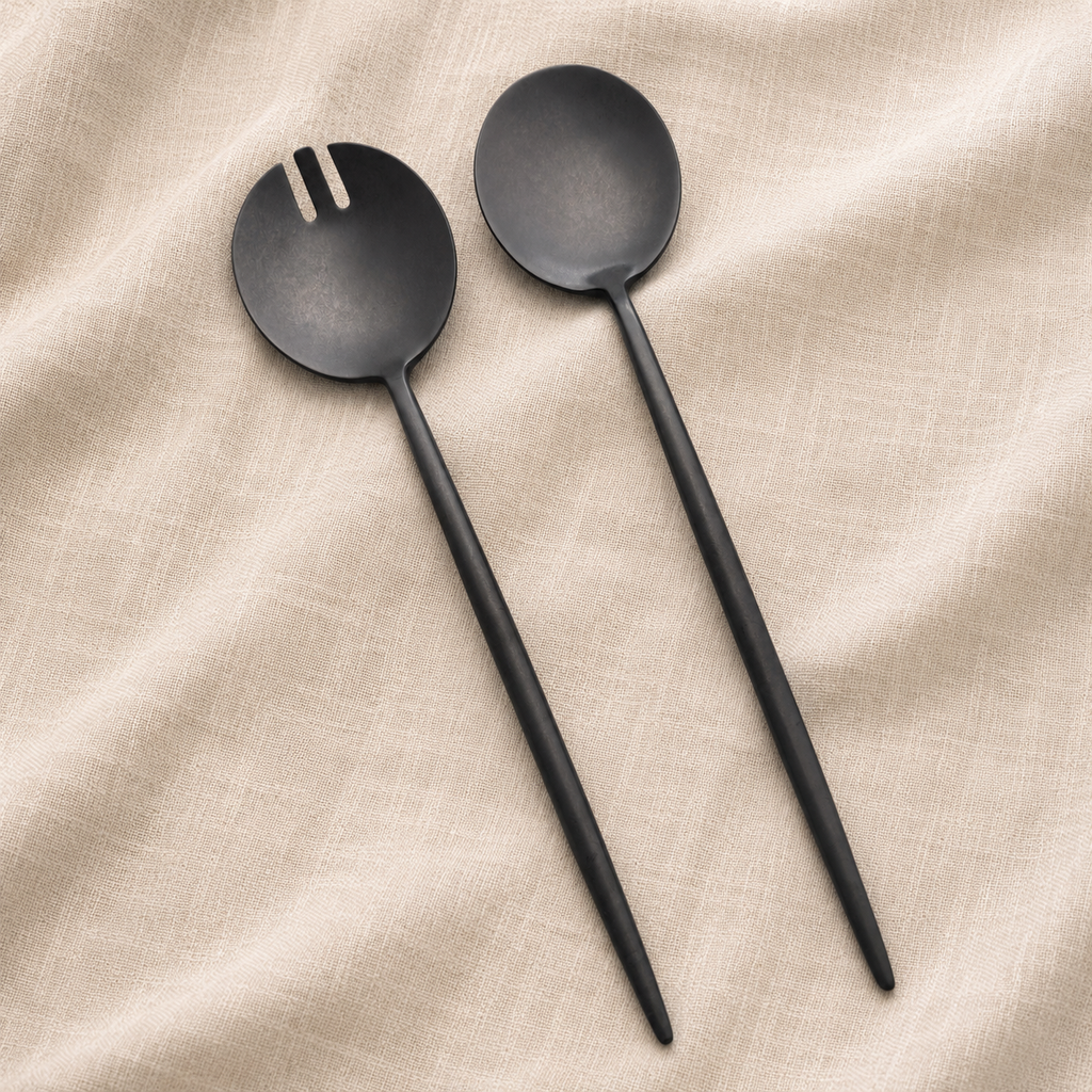 NEW Otto Salad Servers Vintage Black - Pre order for October