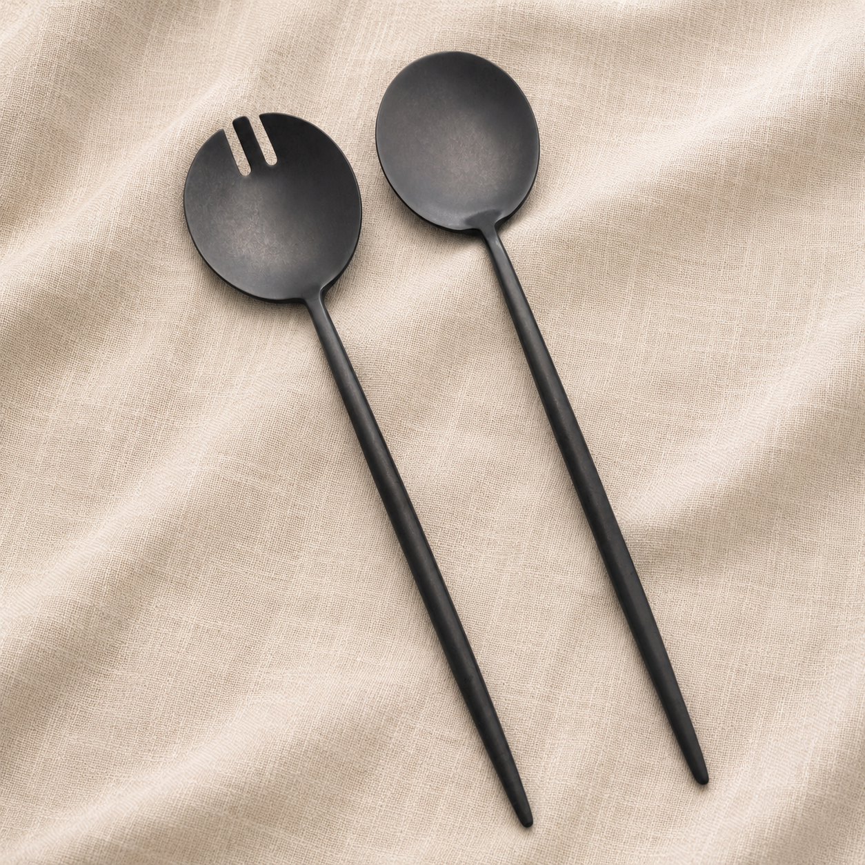 NEW Otto Salad Servers Vintage Black - Pre order for October