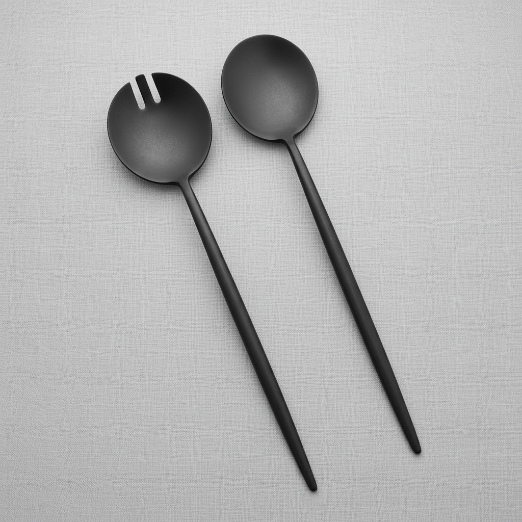 NEW Otto Salad Servers Vintage Black - Pre order for October