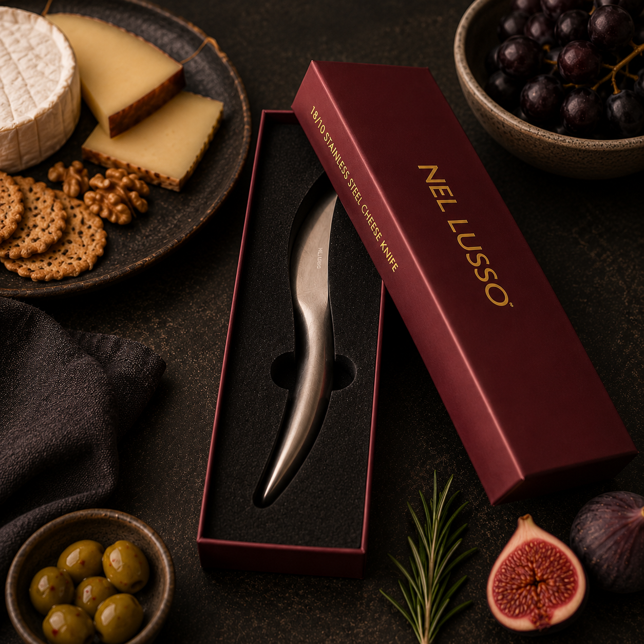 NEW Otto Cheese Knife Brushed S/S  - Pre order for October