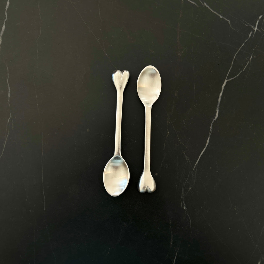 Heart Teaspoon- Silver