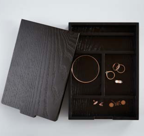 Nel Lusso Tokyo Black Jewellery Box